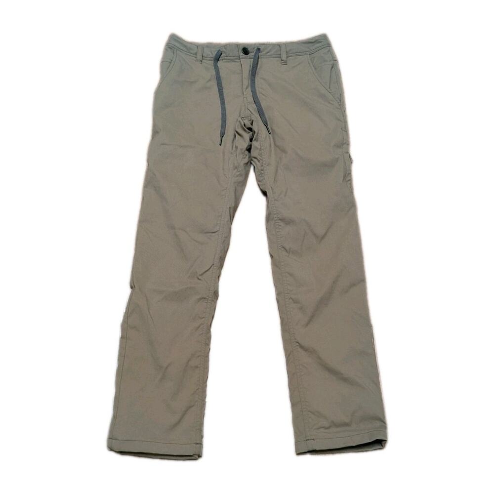 686 Everywhere Merino Wool Lined Pants Men 30x30 (29 Actual) Slim Fit Brown